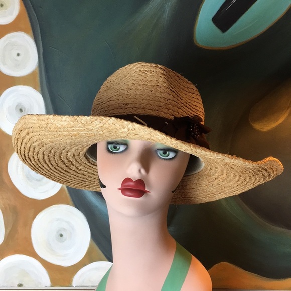 Raffia Cowboy Hat - Picture 1 of 7